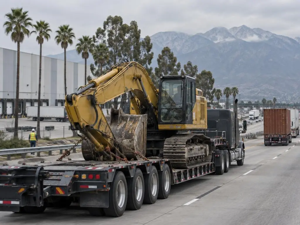 Heavy Equipment Transport in Ontario, CA